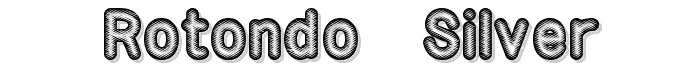 Rotondo   Silver font